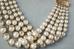 Multi-strand neckless with pearls Christian Dior