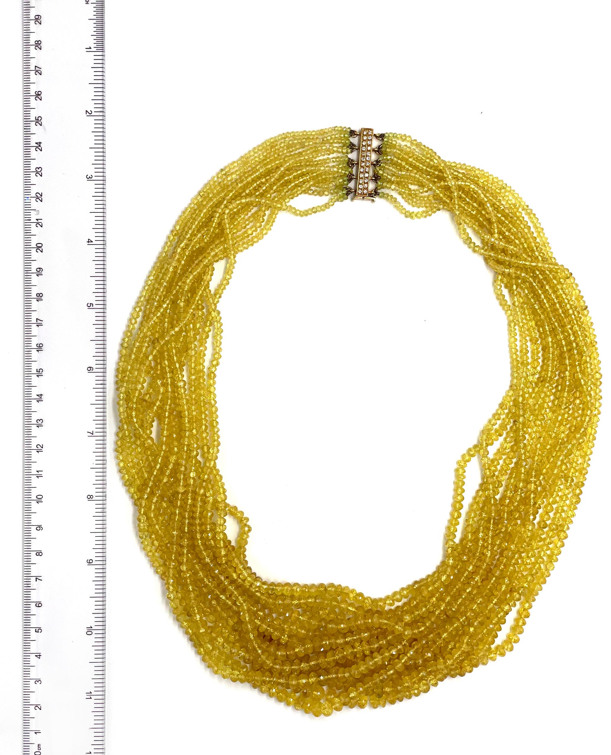 yellow sapphire beads