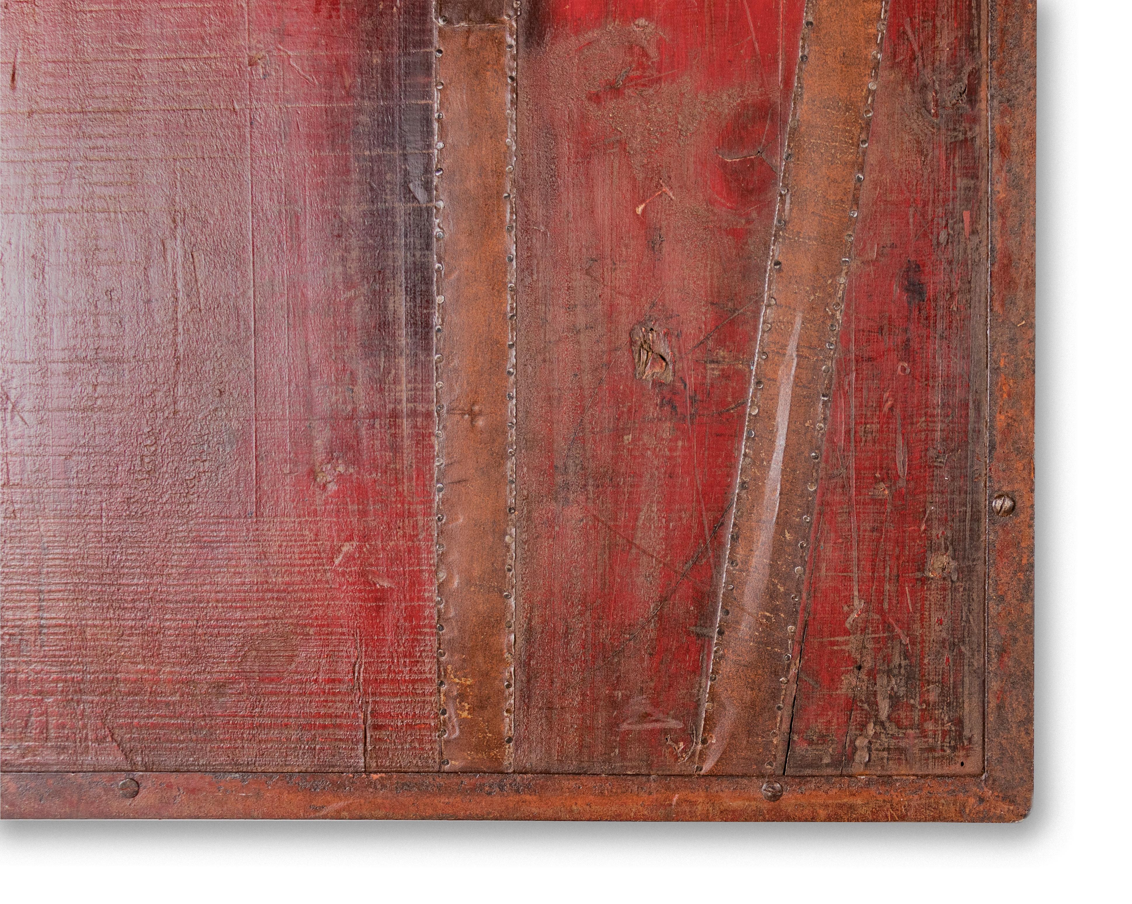 South Asian Multi Tone Wall Panel with Reclaimed Elements