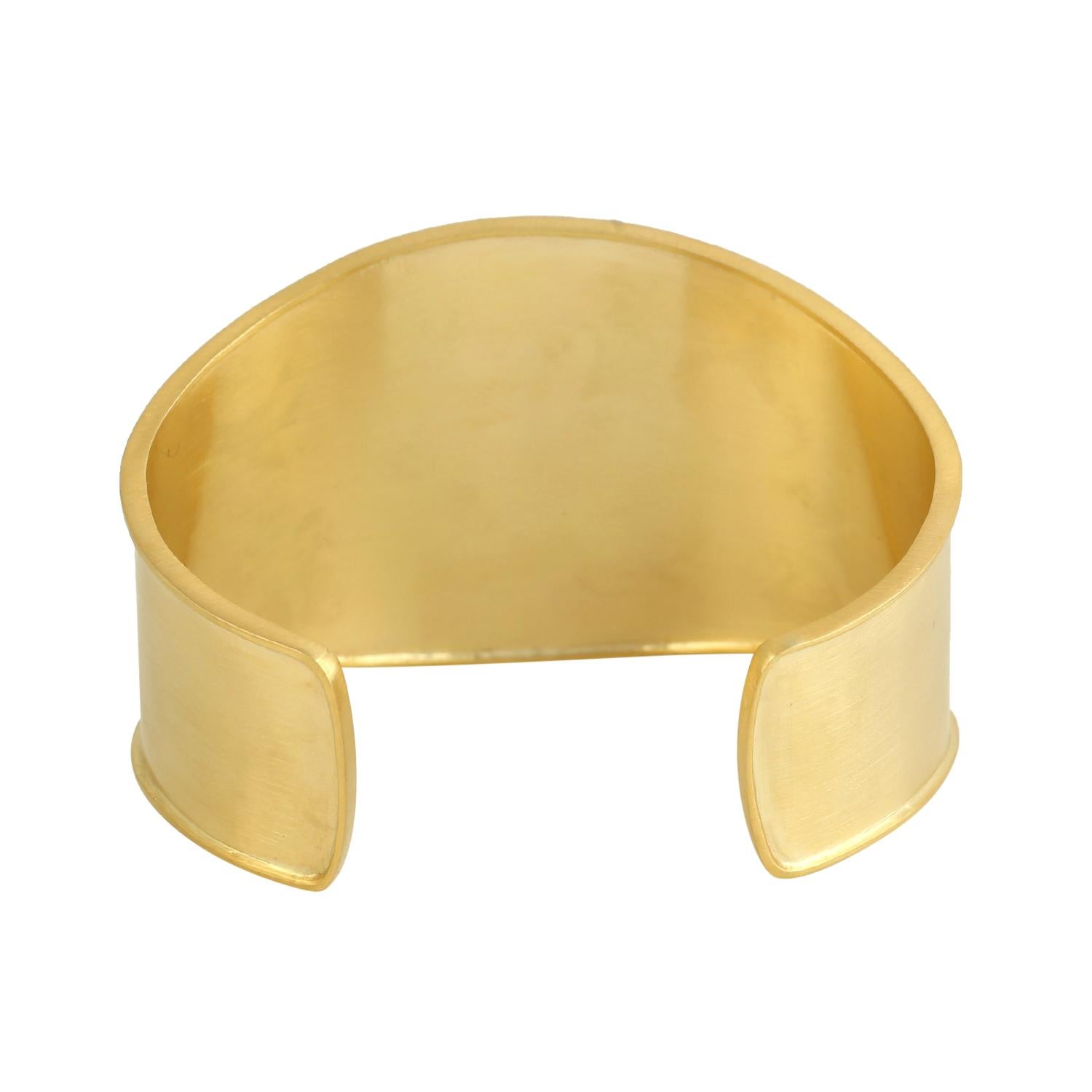 Taille mixte Multi Tourmaline Cuff Bracelet Made In 18k Yellow Gold en vente