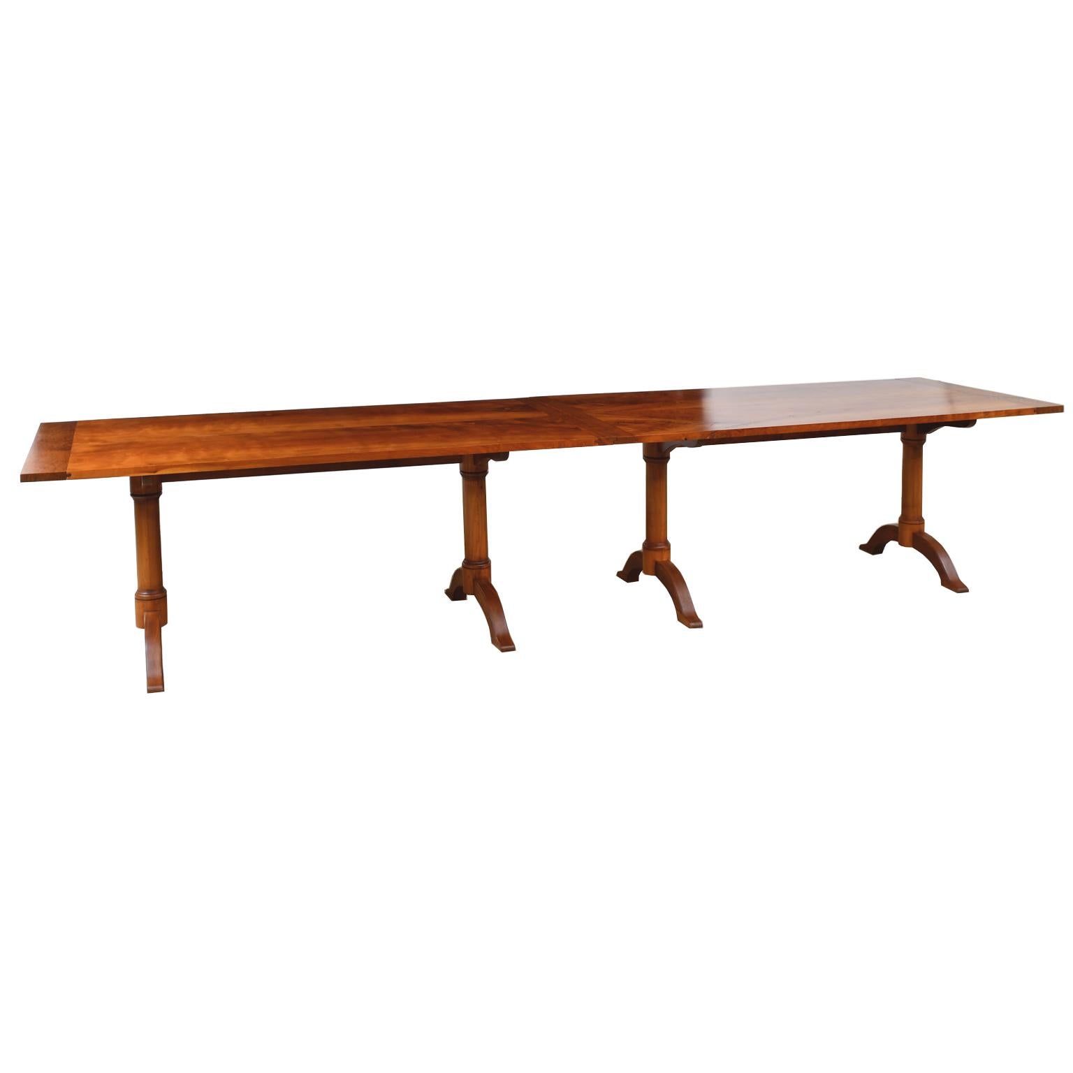 American Bonnin Ashley Custom-Made  Multi-Use  Square or Rectangular Dining Table For Sale