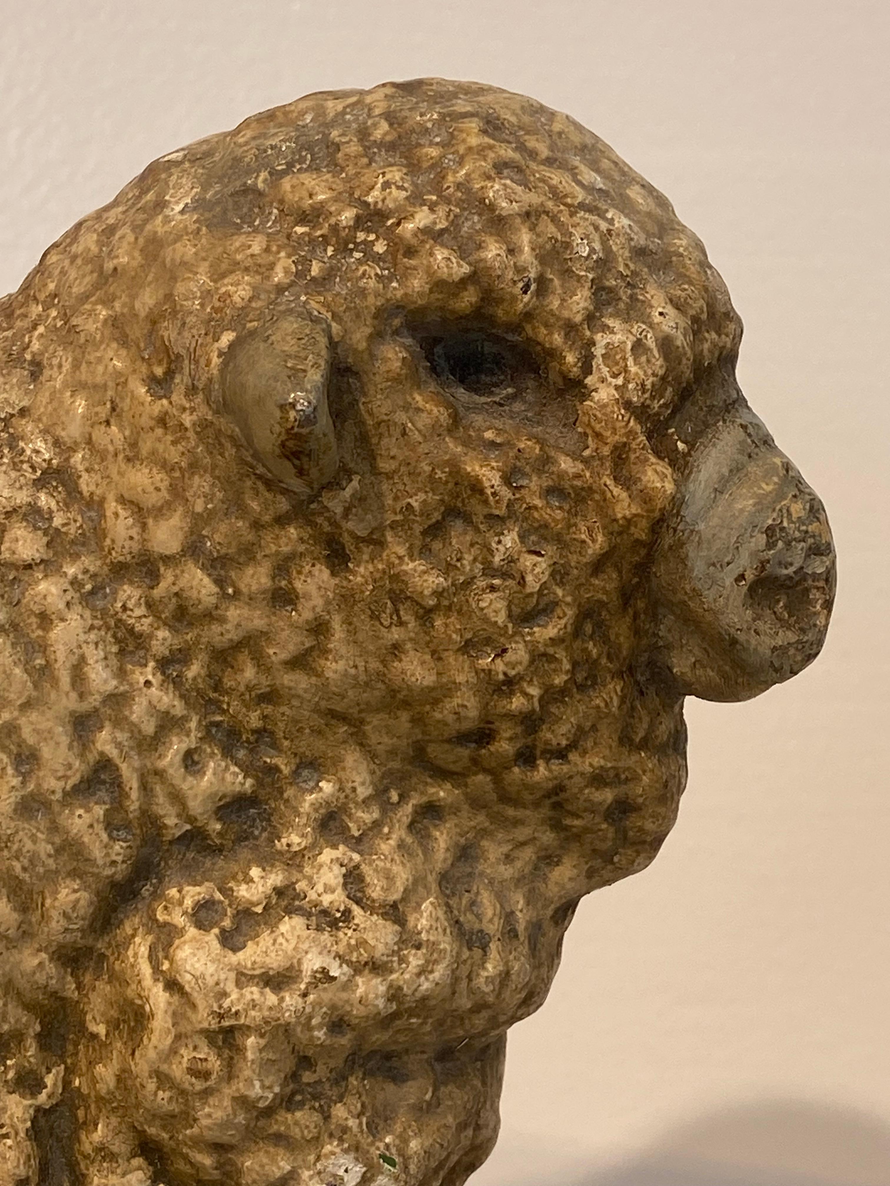 Multicolered Sculpture of a Ram For Sale 6