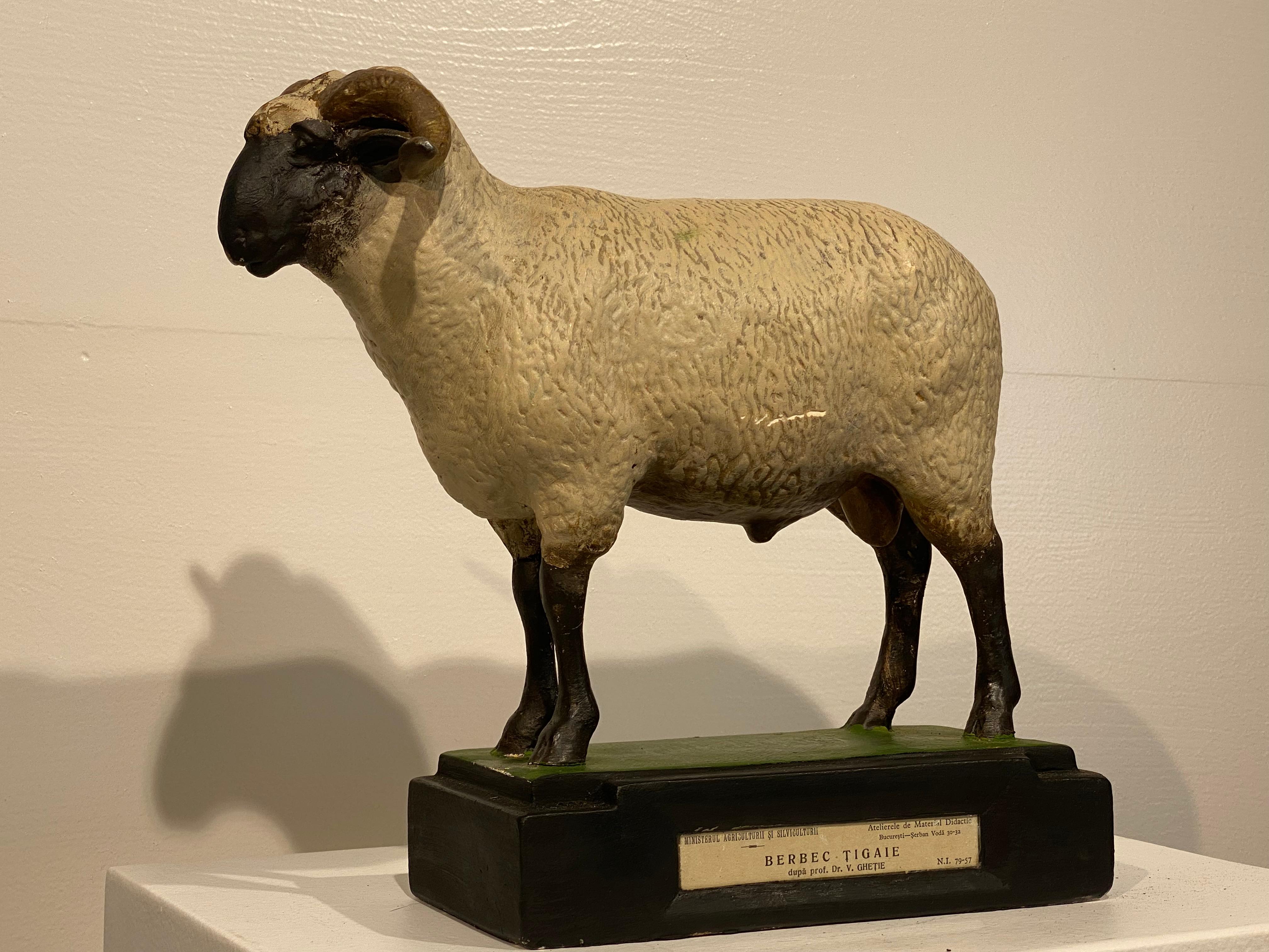 Scultura multicolore di un ariete in vendita 2