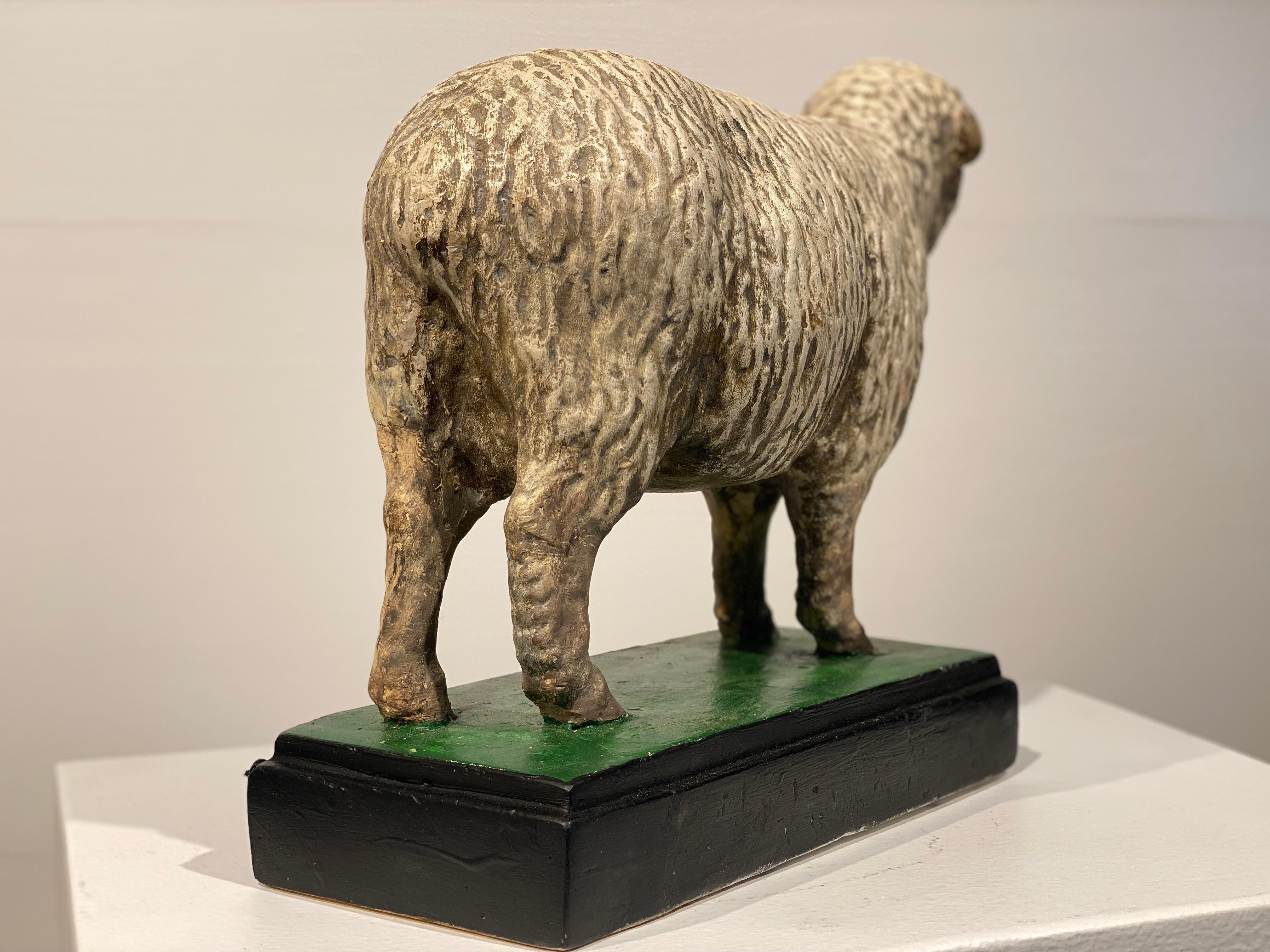 Multicolered Sculpture of a Sheep For Sale 2