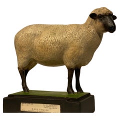 Multicolered Sculpture of a Sheep