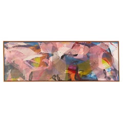 Multicolor Abstract Painting on Canvas by John Link