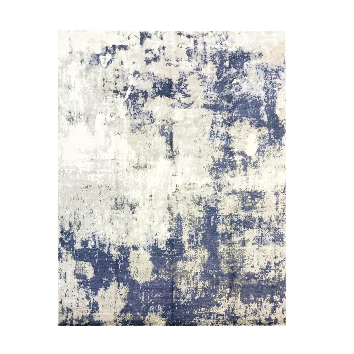 Mehrfarbiger abstrakter Teppich. Seide und Wolle. 4,25 x 3,05 m im Zustand „Neu“ im Angebot in MADRID, ES
