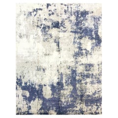 Mehrfarbiger abstrakter Teppich. Seide und Wolle. 4,25 x 3,05 m
