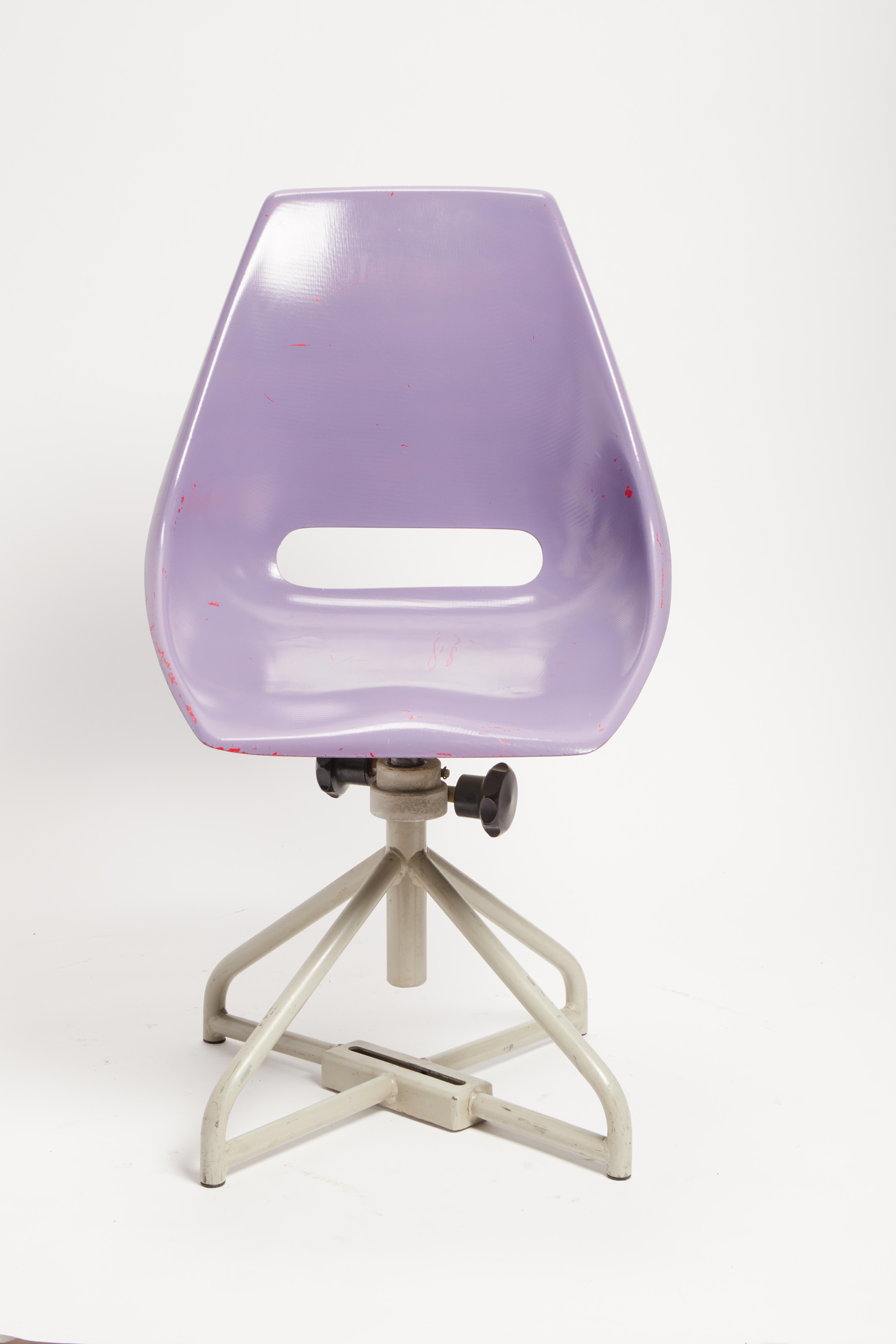 Mid-20th Century Multicolor Adjustable Fiberglass Chairs, Italy, 1950 For Sale