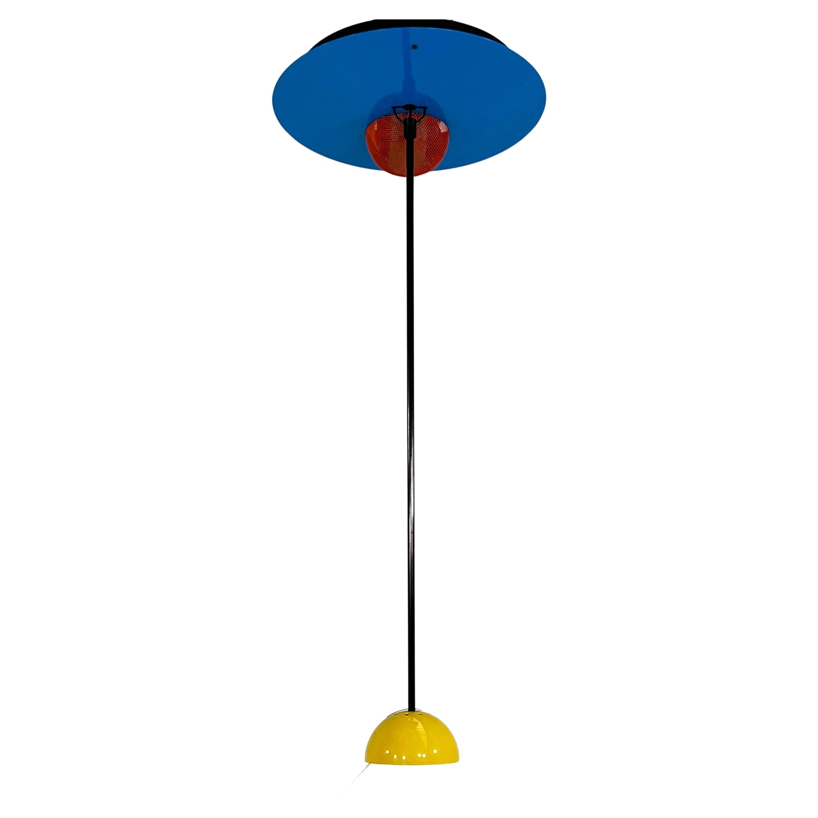 Mehrfarbige Alesia-Deckenleuchte von Carlo Forcolini für Artemide, 1980er Jahre