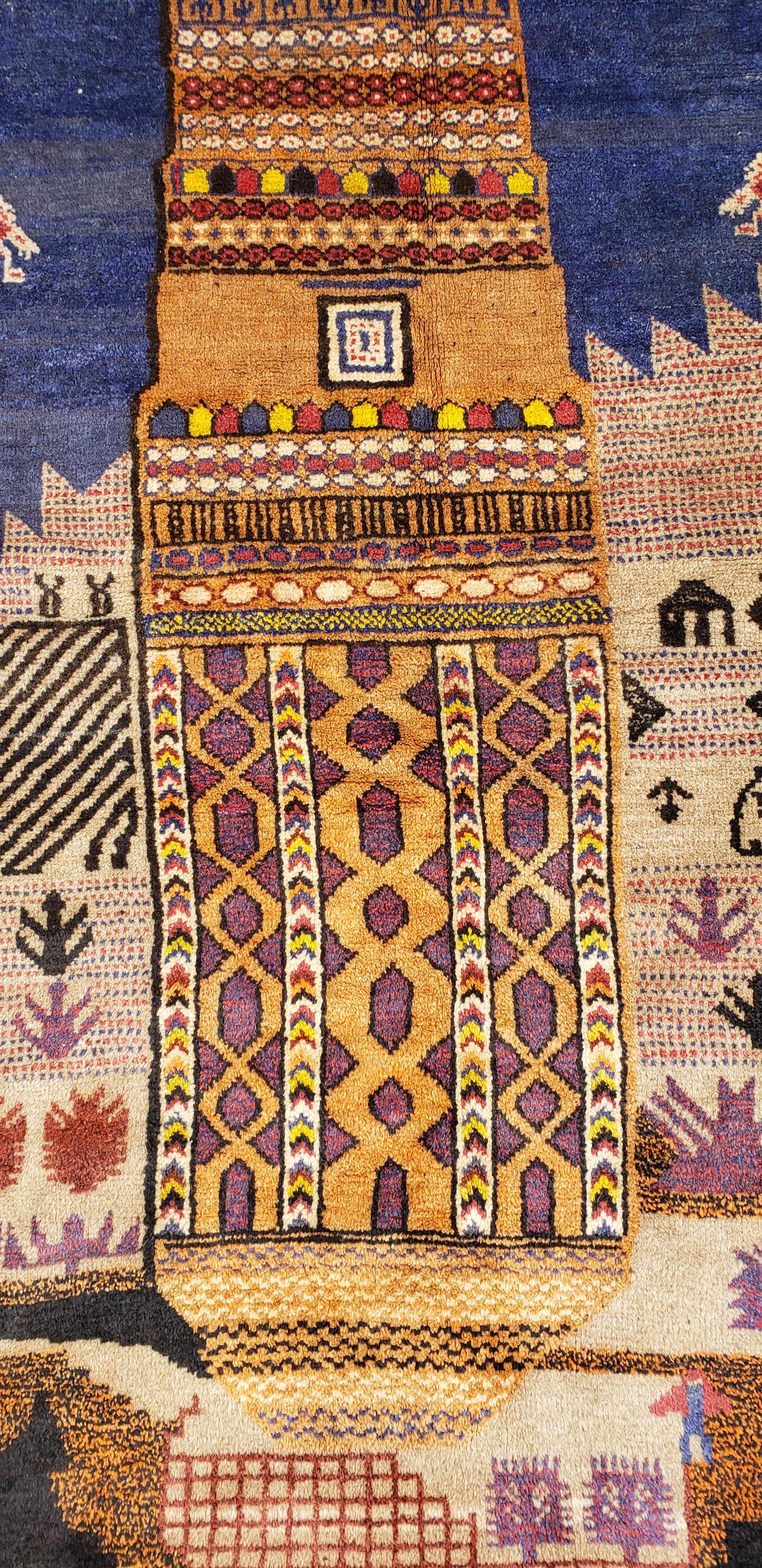 We carry some of the best Afghan carpets around, and if you like to give your home a colorful new look with one of our area rugs, we are here to help. This one measures approximately 65