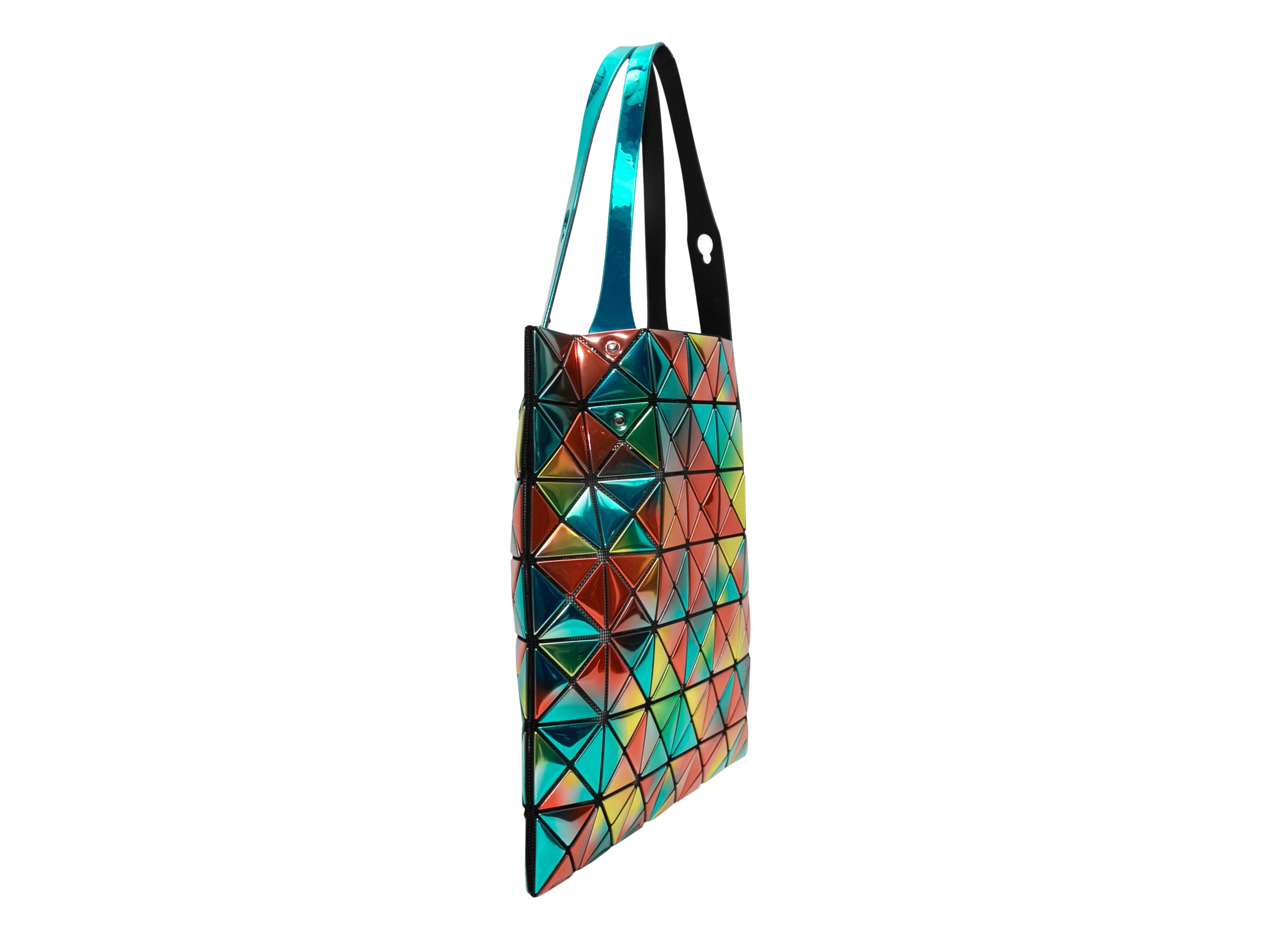 Multicolor Bao Bao Issey Miyake Small Prism Tote Bag. The Small Prism Tote Bag features a polyvinyl body and dual flat adjustable shoulder straps. 11