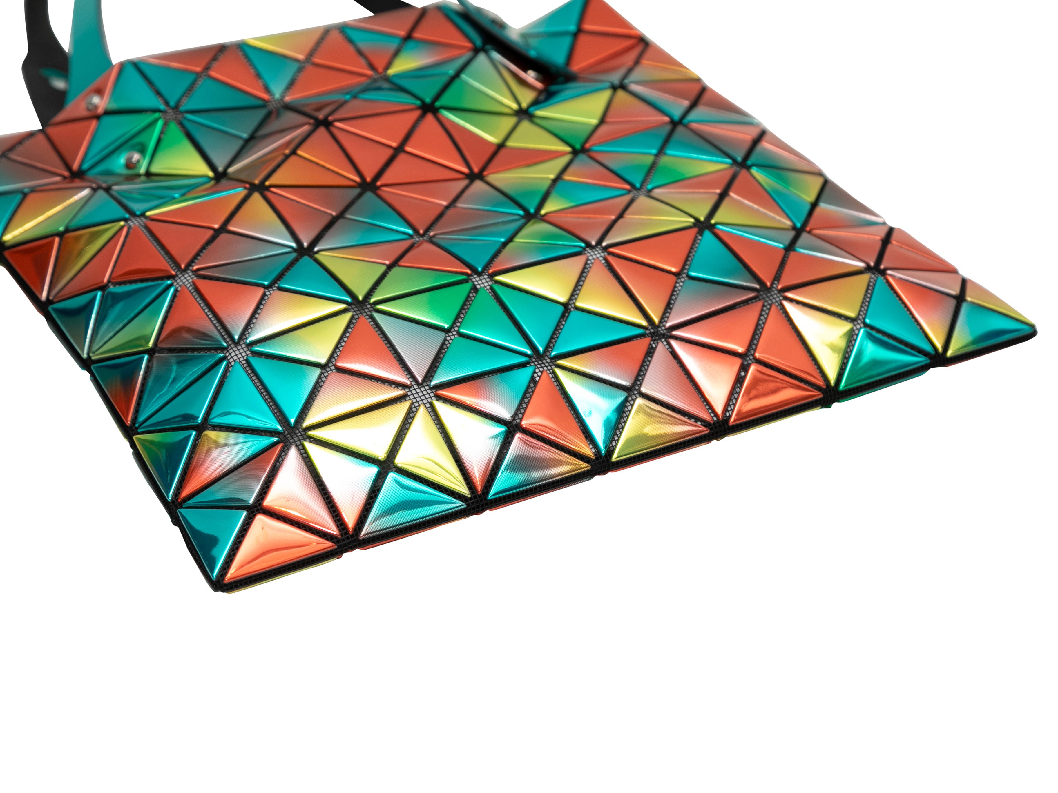 Multicolor Bao Bao Issey Miyake Small Prism Tote Bag In Good Condition For Sale In New York, NY