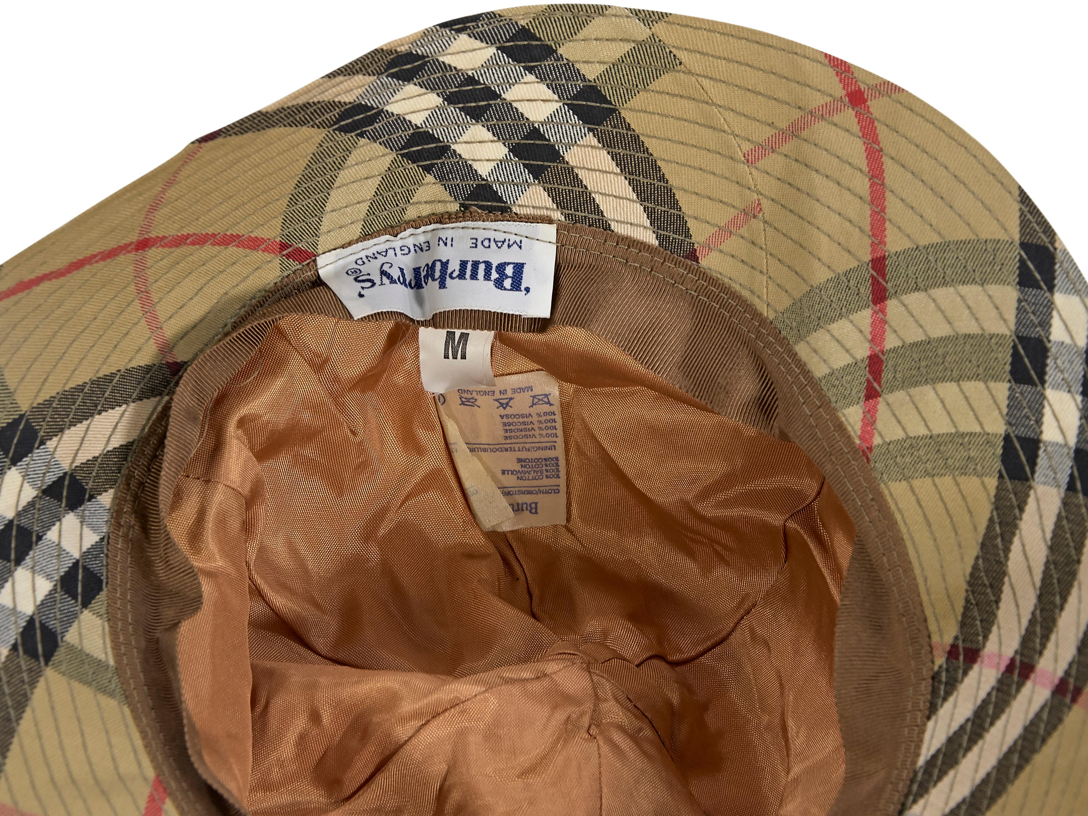 burberry plaid bucket hat