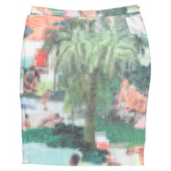 Jupe de plage imprimée multicolore Chalayan Pixelated Taille IT 38