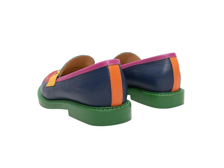 Multicolor Chanel x Pharrell 2019 Color Block Loafers Size  display picture 3