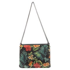 Multicolor Christian Louboutin Triloubi Large Triple-Gusset Spiked Shoulder Bag