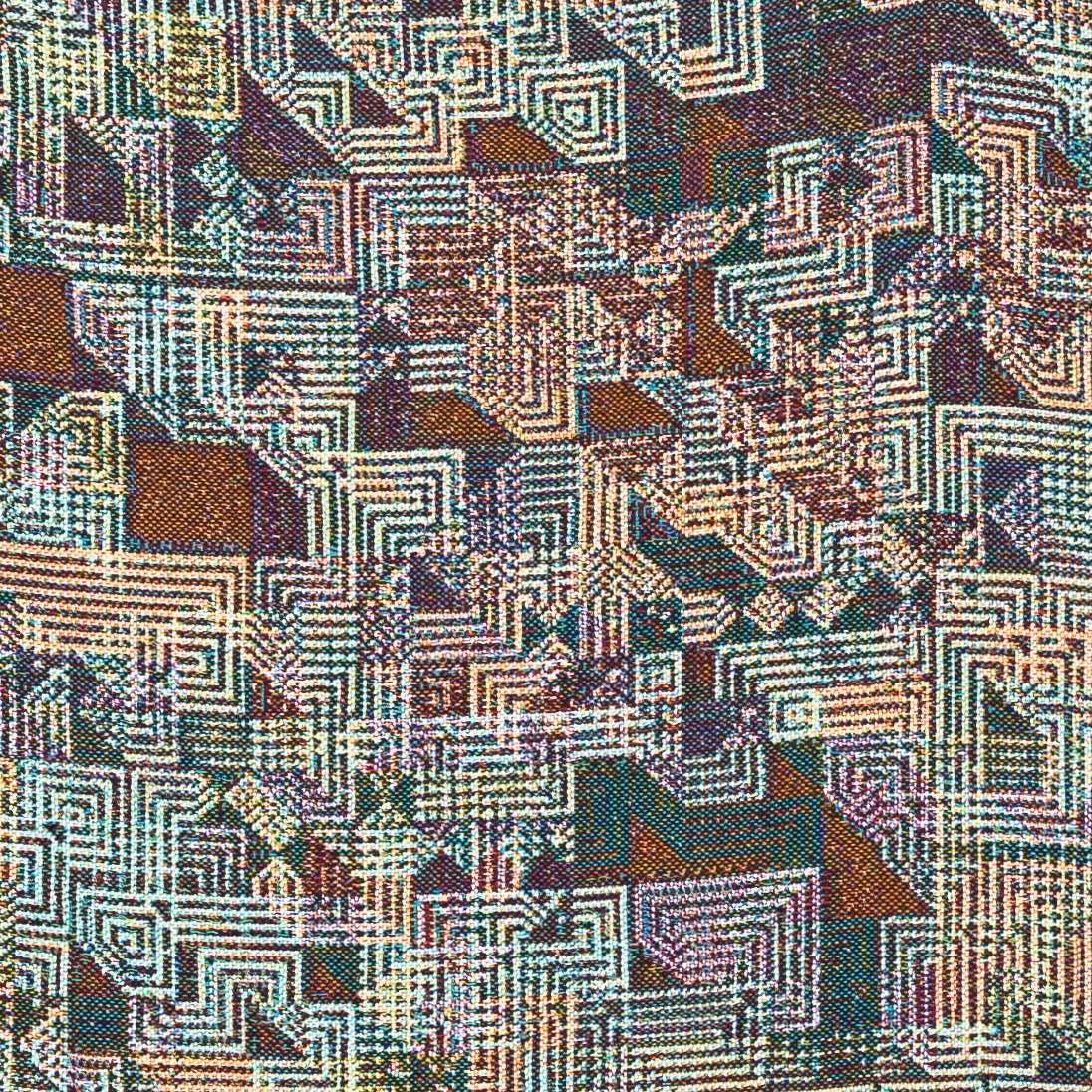 American Multicolor Cotton Throw Blanket, Bit Map Series 02, Pixel Graphic , 37