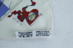 Multicolor Flag Silk 90cm 36hj917 Scarf/Wrap