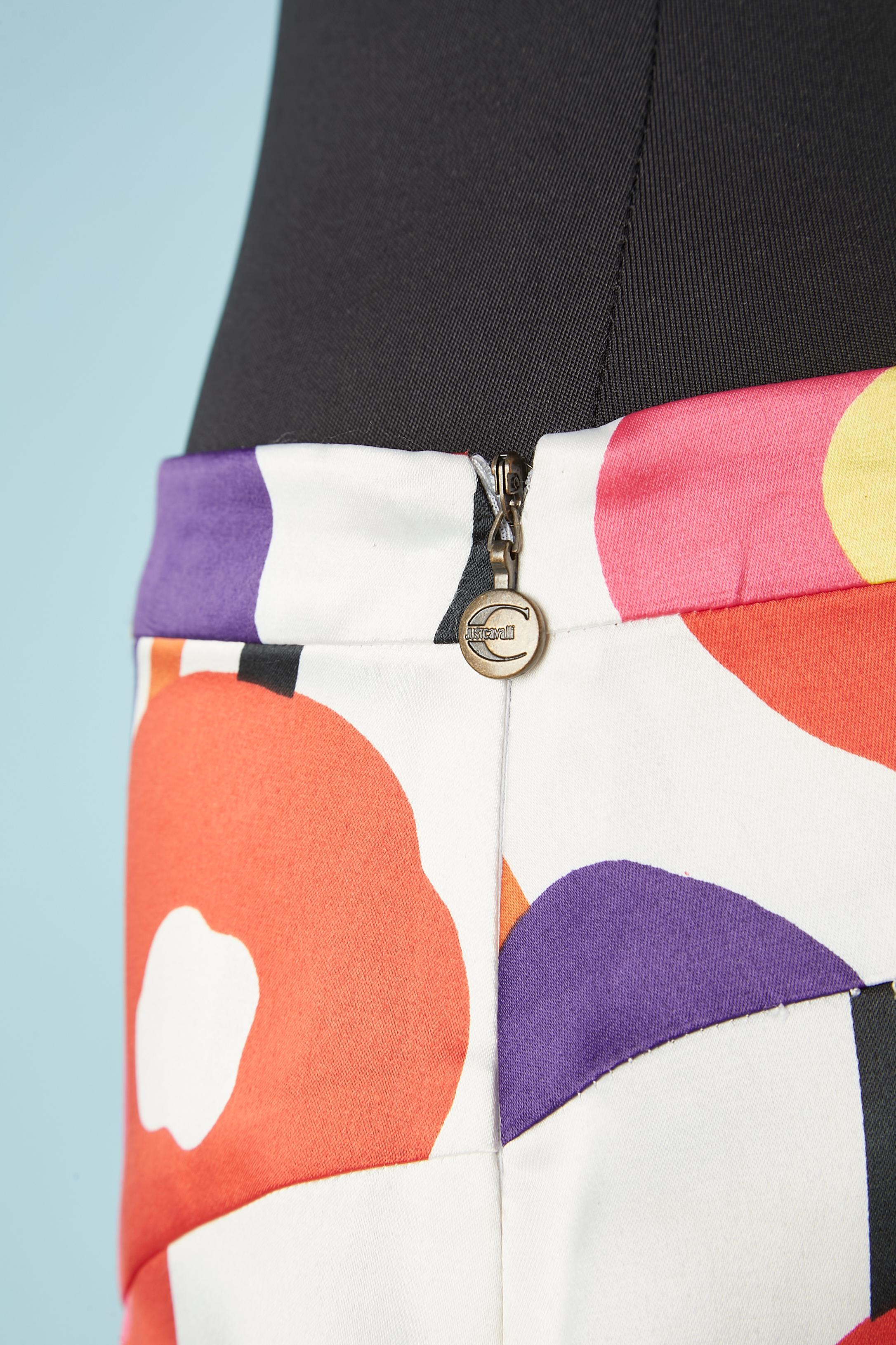 Women's Multicolor flower print pencil skirt Just Cavalli  For Sale