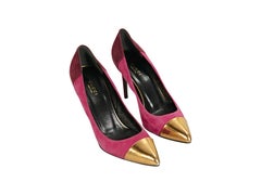 Multicolor Gucci Suede Pumps