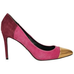 Multicolor Gucci Suede Pumps