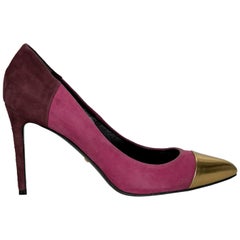 Multicolor Gucci Suede Pumps