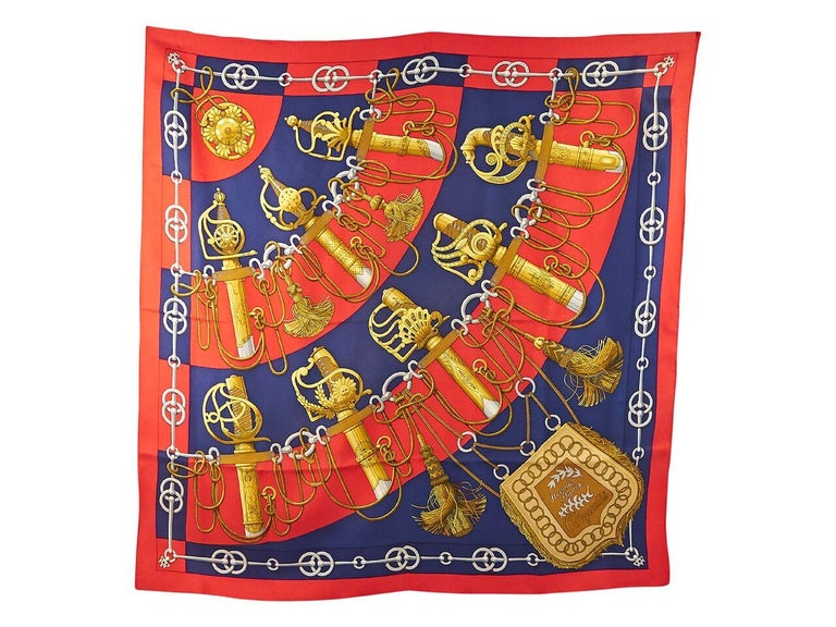 Multicolor Hermes Nautical Silk Scarf For Sale at 1stDibs | hermes ...