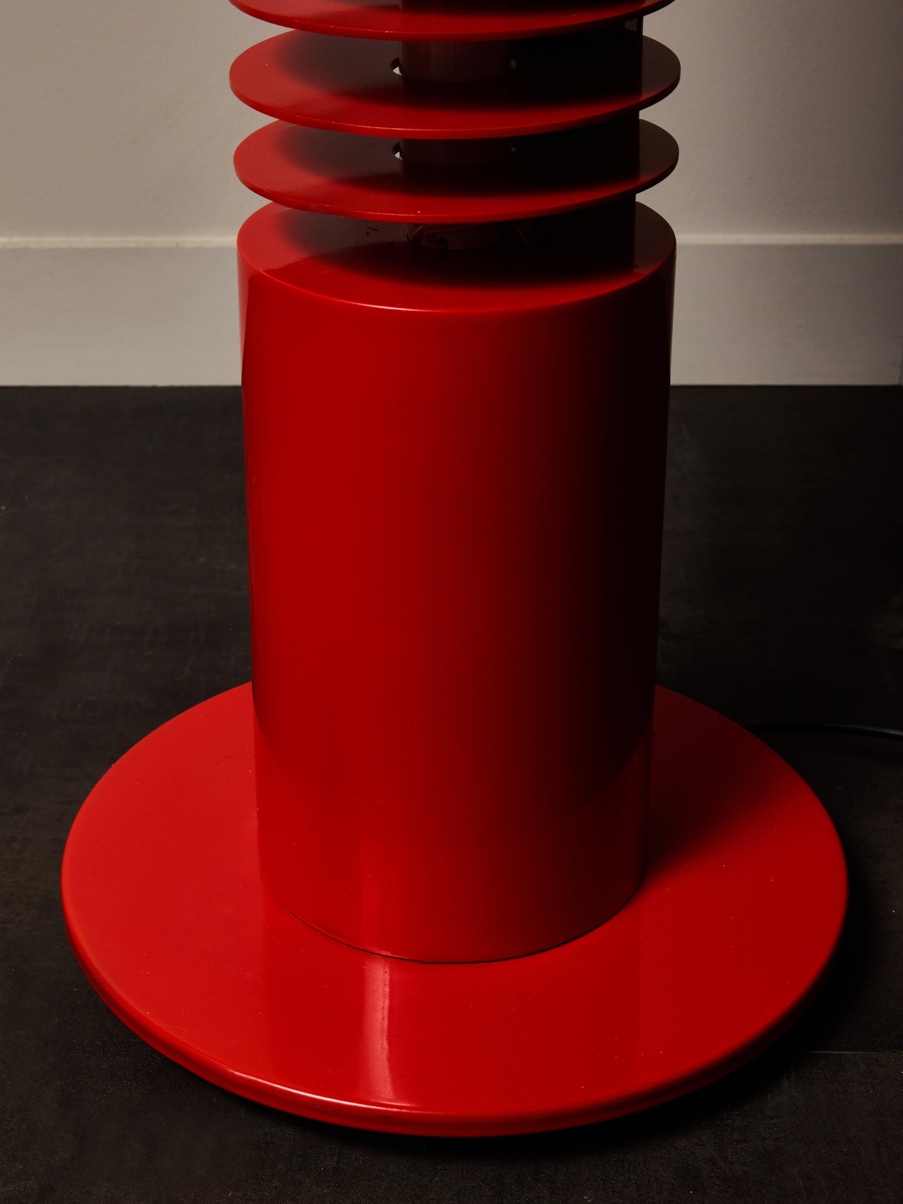 Lámpara de pie multicolor 