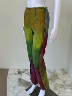 Multicolor Iridescent “Oil Slick” Gradient Pants