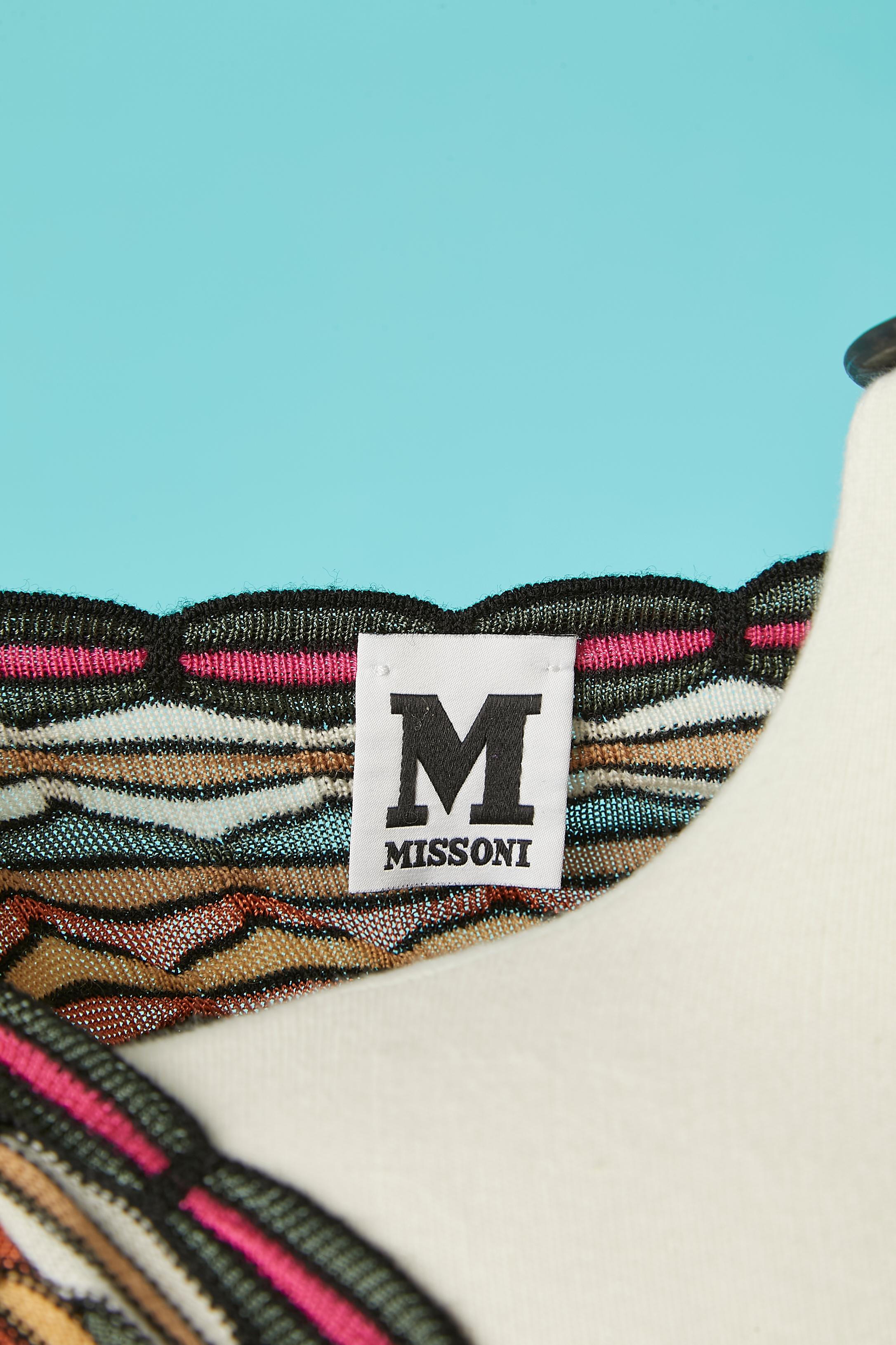 Women's Multicolor jacquard knit dress M Missoni  For Sale
