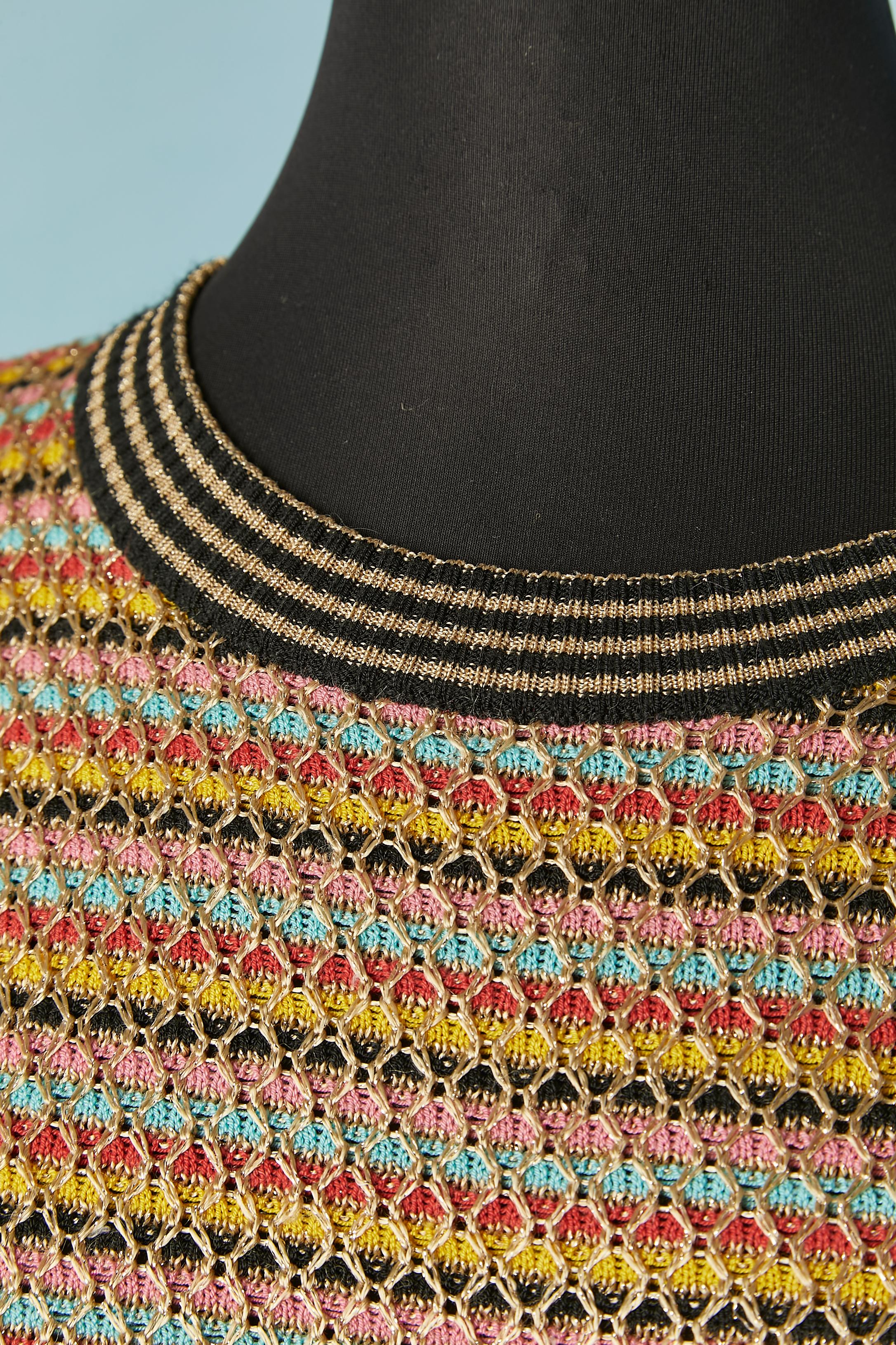 Marron Pull à manches courtes Christian Lacroix BAZAR en vente