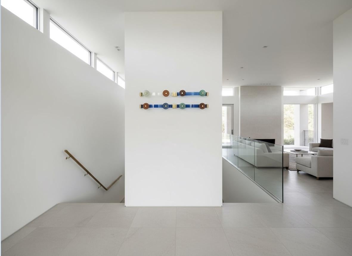 Appendiabiti multicolore in vetro di Murano modello 