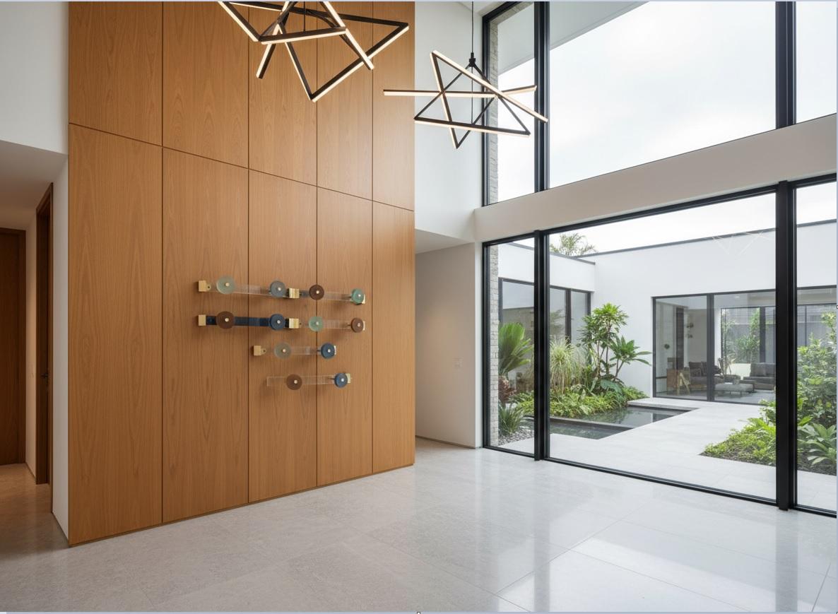 Appendiabiti multicolore in vetro di Murano modello 