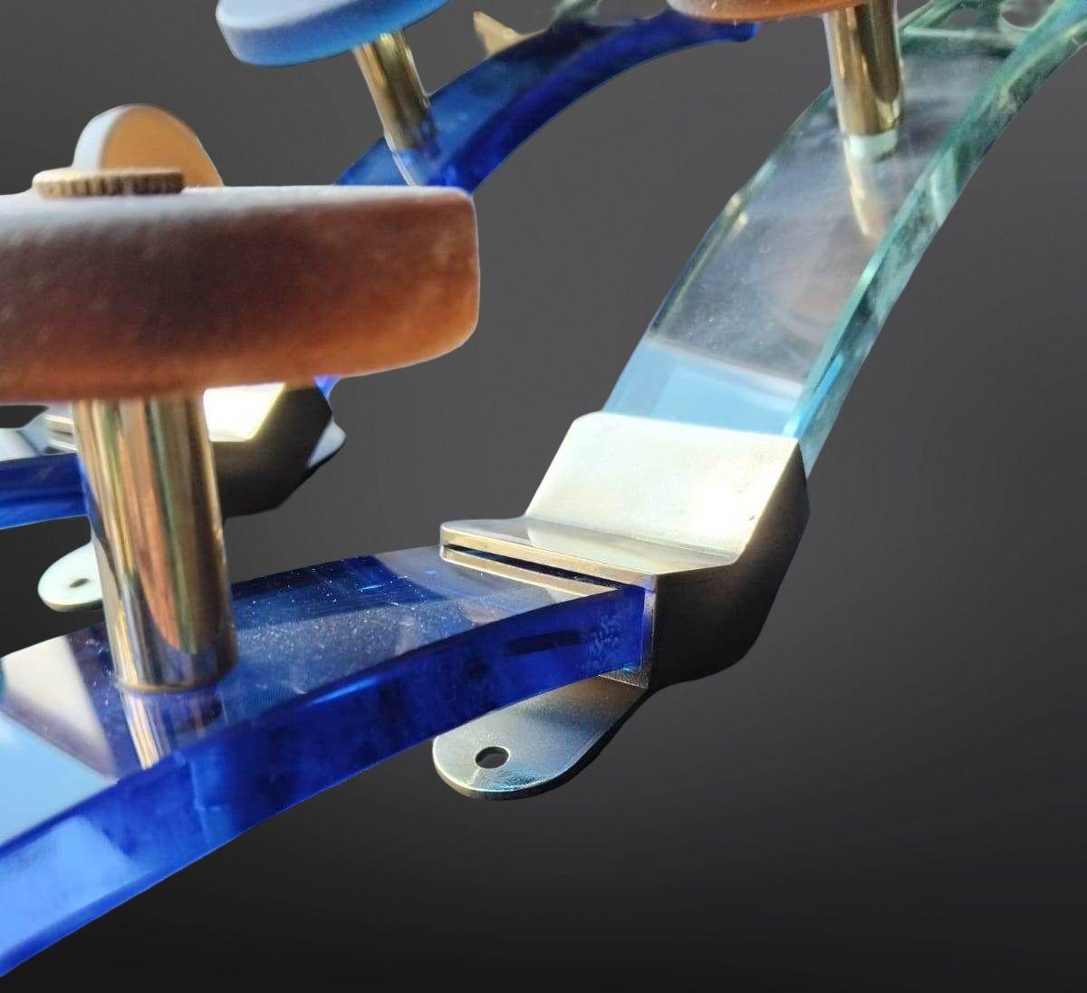 Fine XX secolo Appendiabiti multicolore in vetro di Murano modello 