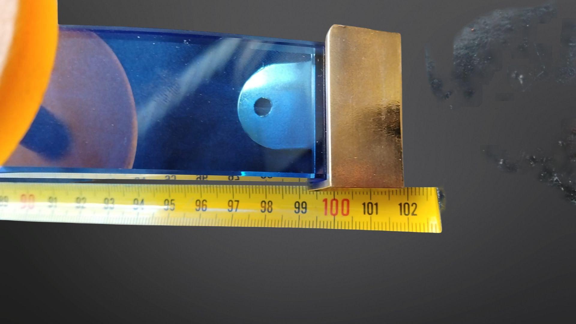 Appendiabiti multicolore in vetro di Murano modello 