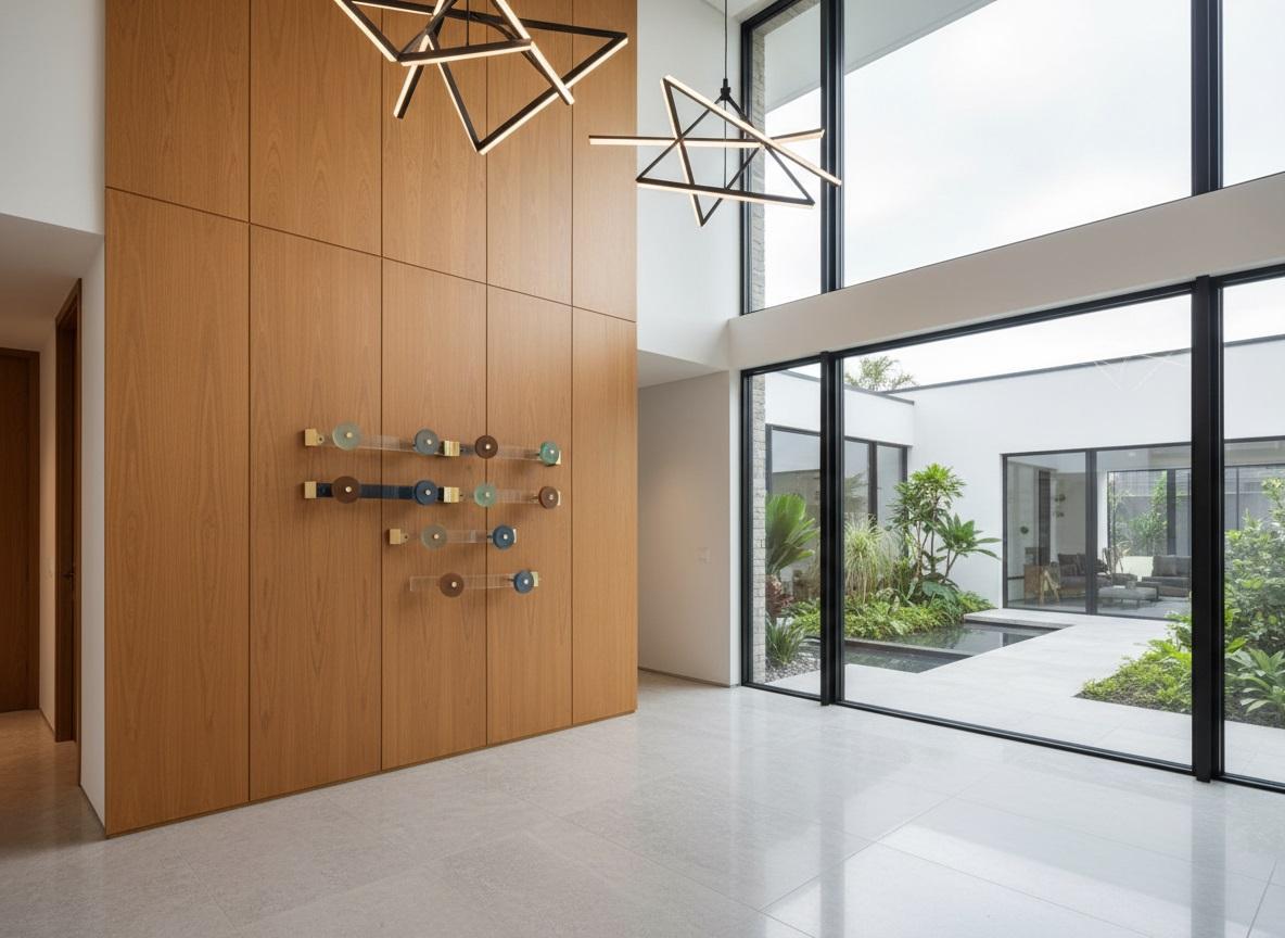 Appendiabiti multicolore in vetro di Murano modello 