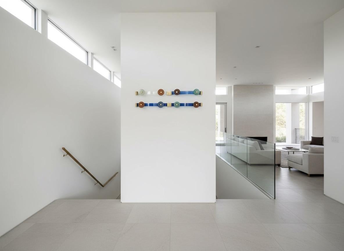 Appendiabiti multicolore in vetro di Murano modello 