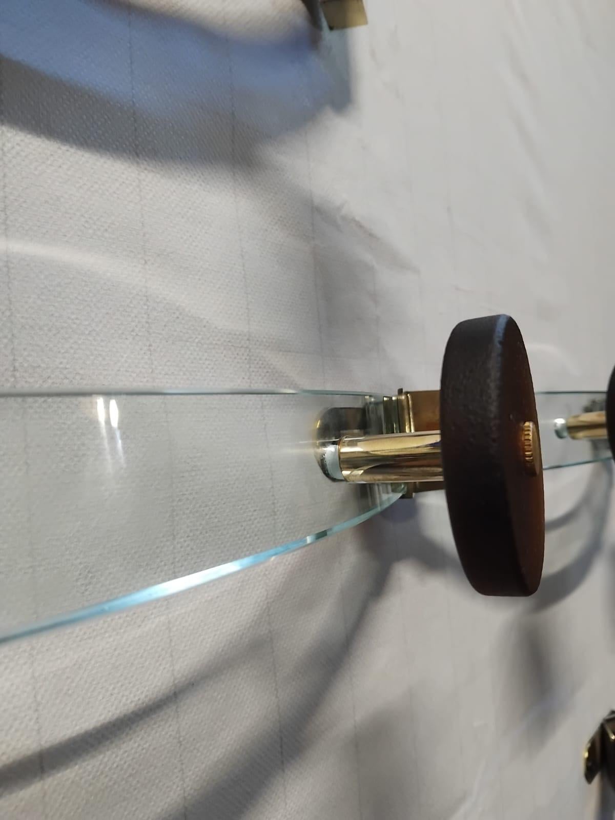 Italiano Appendiabiti multicolore in vetro di Murano modello 