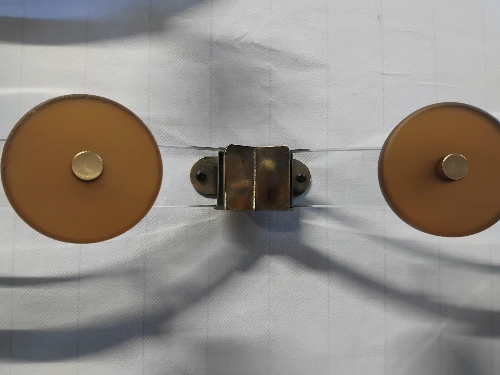 Fatto a mano Appendiabiti multicolore in vetro di Murano modello 