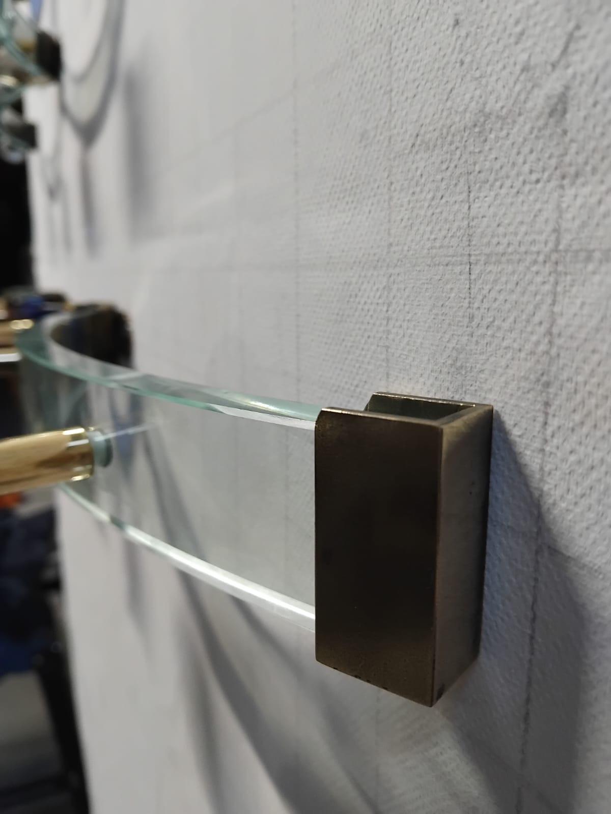 Appendiabiti multicolore in vetro di Murano modello 