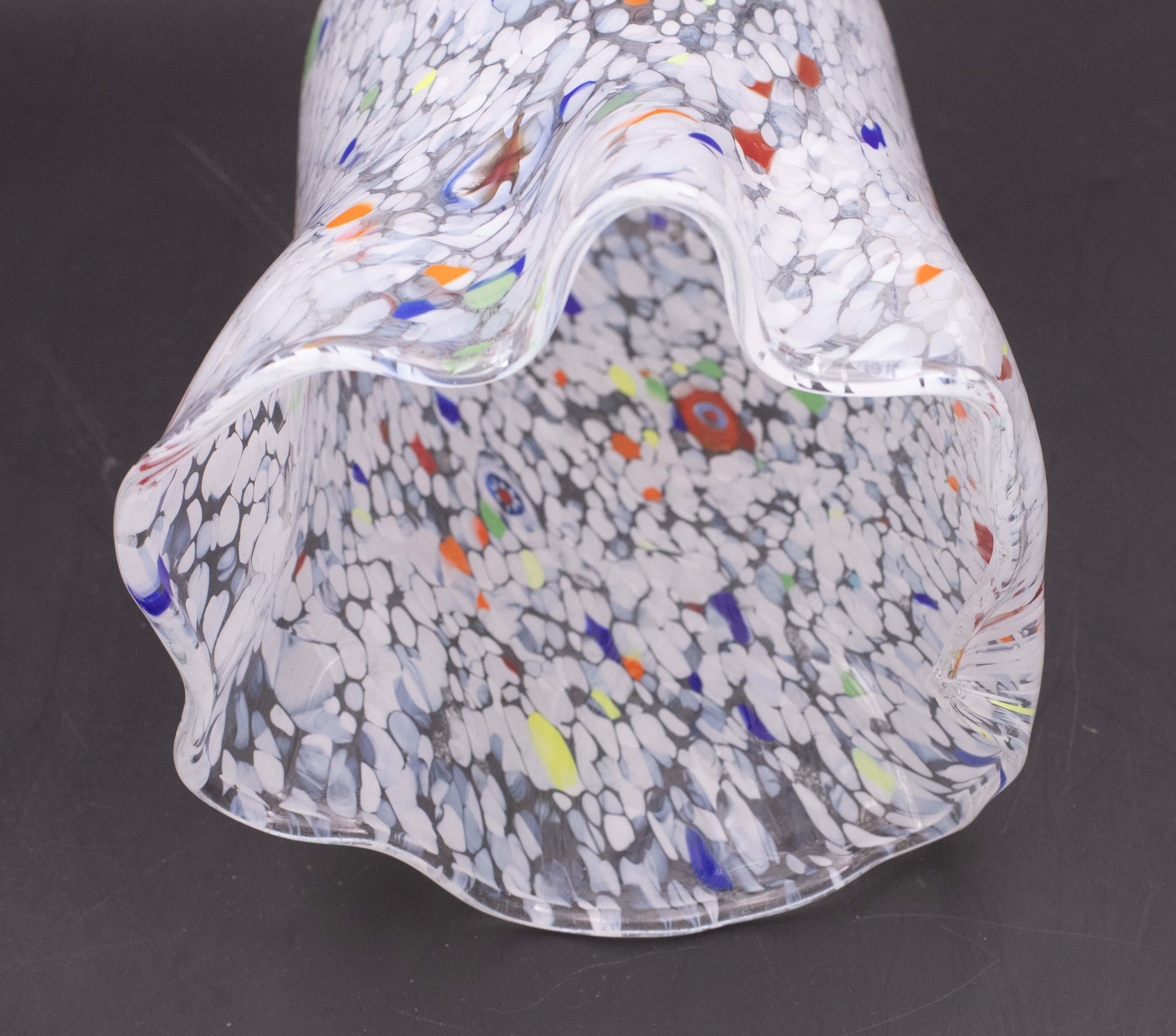 Vaso in vetro di Murano multicolore con Murano in vendita 5