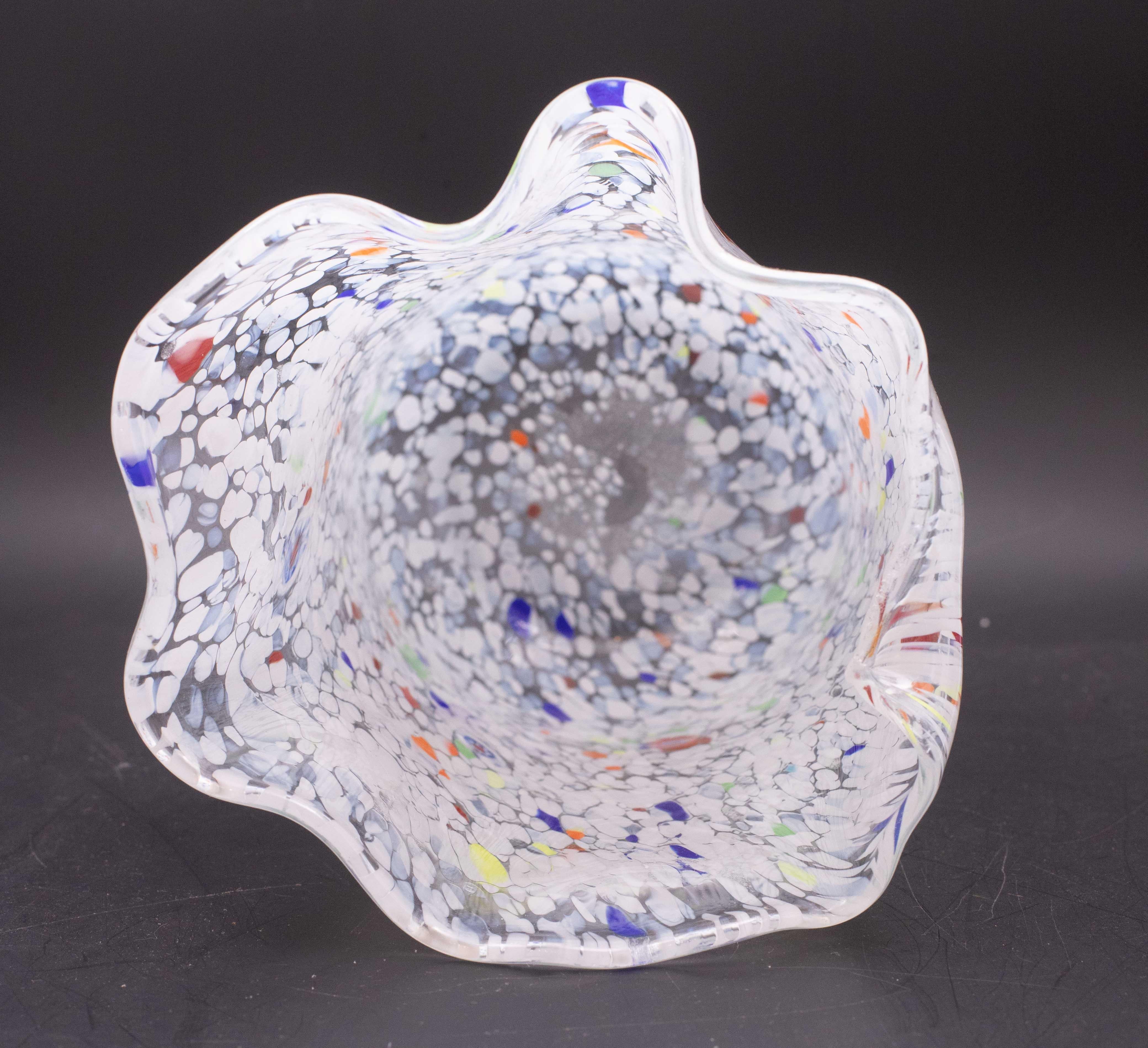 Vaso in vetro di Murano multicolore con Murano in vendita 3