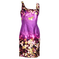 Multicolor Oscar de la Renta Prefall 2012 Floral Sheath Dress