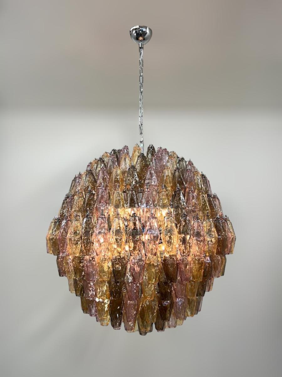 20ième siècle Lustre Poliedri multicolore en vente
