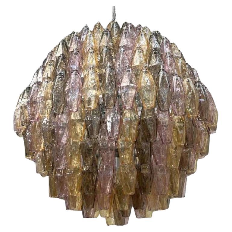 Multicolor Poliedri Chandelier