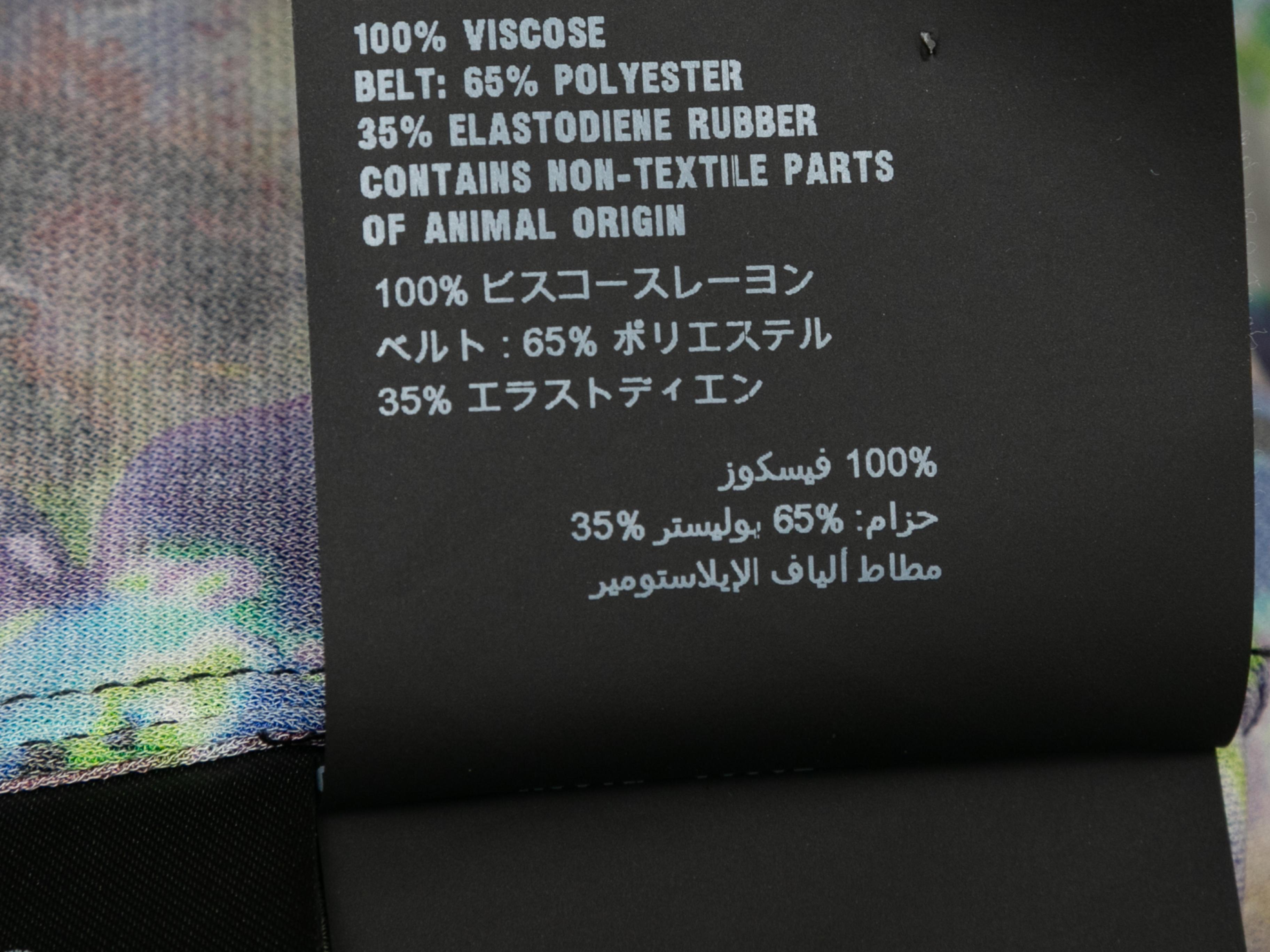 Prada 2019 - Robe sans manches à imprimé floral, taille IT 44 Pour femmes en vente