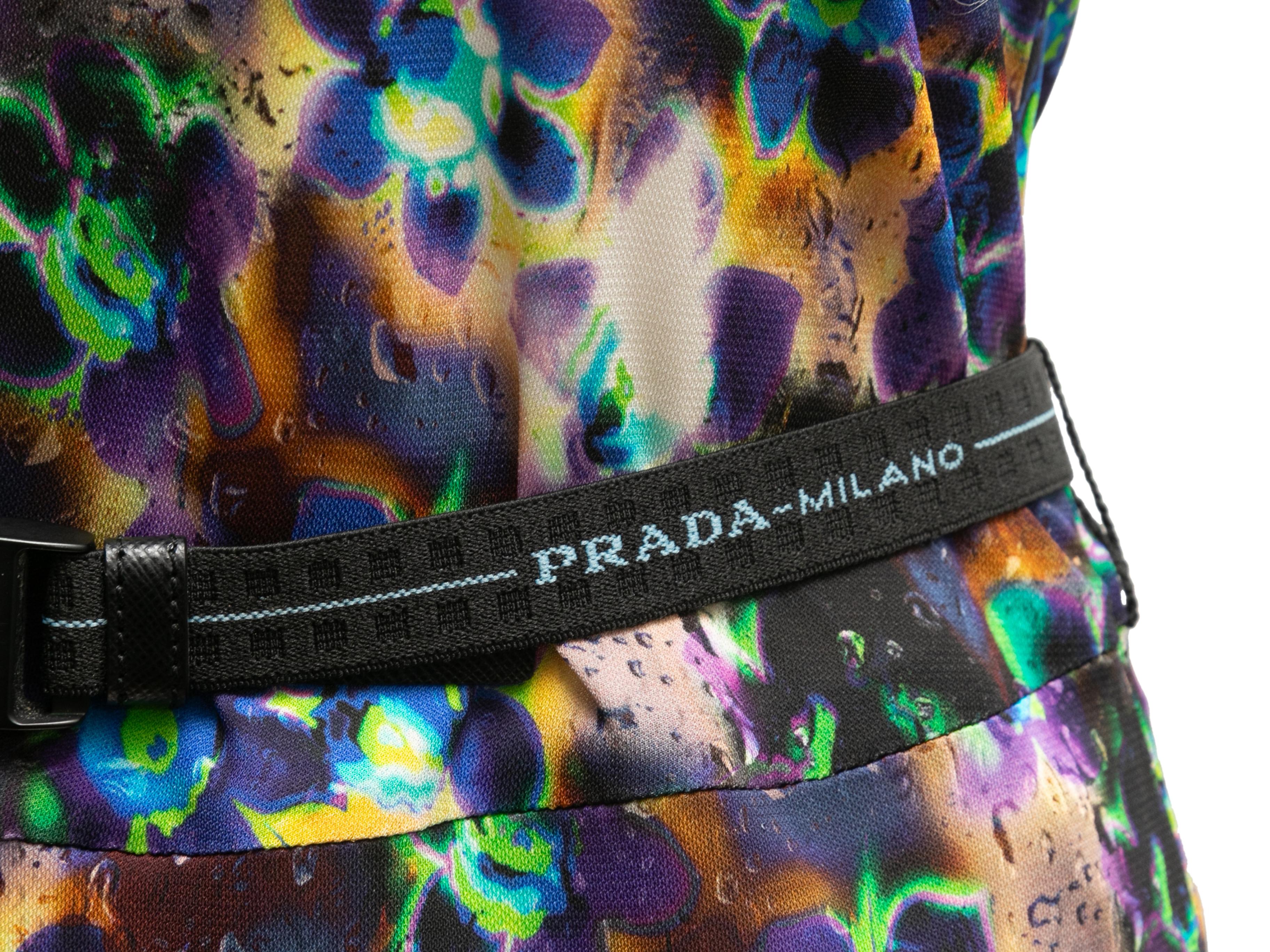 Prada 2019 - Robe sans manches à imprimé floral, taille IT 44 en vente 1