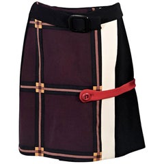 Multicolor Prada Virgin Wool Skirt