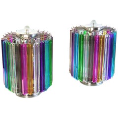Multicolor Quadriedri Table Lamp, Mariangela Model